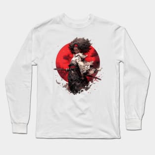 Afro Samurai Girl Long Sleeve T-Shirt